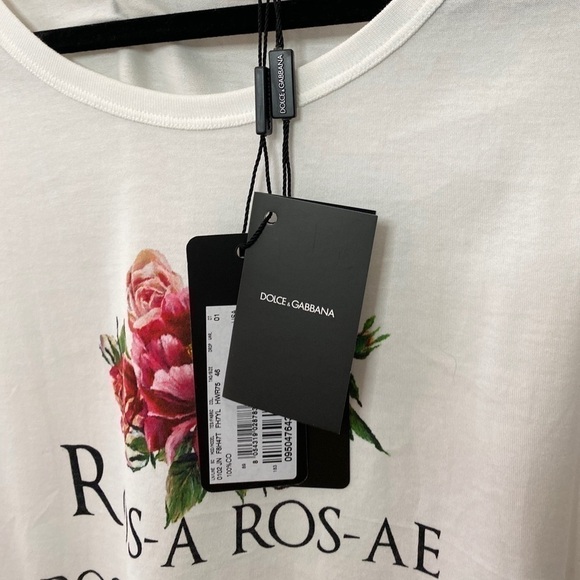 NWT Dolce & Gabbana Rose Shirt - Picture 4 of 7